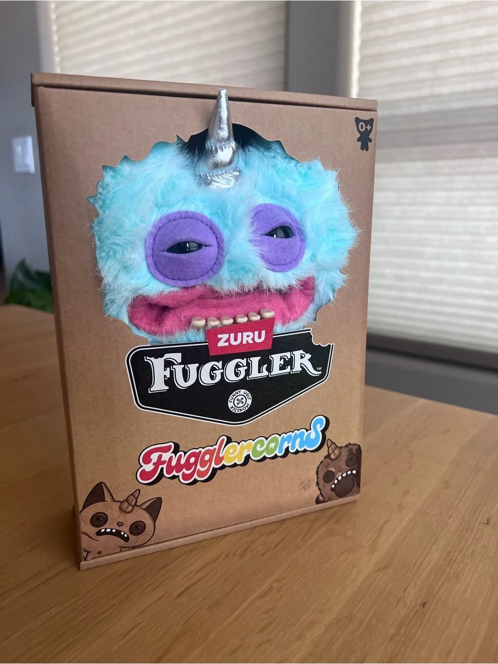 BRAND NEW Fuggler Fugglercorns Plush Monster - Blue/Purple